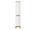 Koupelnová sestava BALI WHITE LAVA s košem na prádlo 80cm