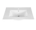 Koupelnová sestava BALI WHITE 80cm s vysokou skříňkou 2D, zrcadlem a umyvadlem