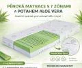 Pěnová matrace BALANCE 200x200 cm 20 cm ALOE VERA