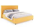Čalouněná postel NOBILE 90x200 Žlutá Paris s úložným prostorem kovový rošt
