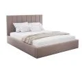 Čalouněná postel COLORADO 160x200 s kovovým zdvižným roštem BÉŽOVÁ PARIS