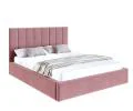 Čalouněná postel COLORADO 90x200 s kovovým zdvižným roštem LOSOSOVÁ PARIS