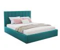 Čalouněná postel COLORADO 90x200 s kovovým zdvižným roštem TYRKYSOVÁ PARIS