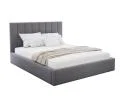Čalouněná postel COLORADO 180x200 s kovovým zdvižným roštem ŠEDÁ PARIS