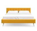 Čalouněná postel HEAVEN 140x200 Paris žlutá