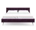 Čalouněná postel HEAVEN 180x200 Paris tmavě fialová