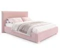 Čalouněná postel PERFETTO 180x200 s kovovým zdvižným roštem RŮŽOVÁ PARIS