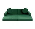 Rozkládací pohovka VARIANT ZELENÁ voděodoná 160x80