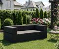 Rozkládací pohovka AVIO GARDEN ČERNÁ voděodoná 200x200