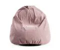 Sedací vak SAKO z manšestru SZTRUKS pudrově růžový 95x115 cm