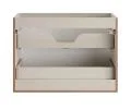 Koupelnová skříňka pod umyvadlo BELLA CASHMERE 80cm, 2 šuplíky