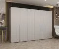 Šatní skříň ALICANTE 1, 300×202×52cm | Kašmír / Kašmírové úchyty