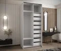 Sada 2 ks zásuvek – Bílé | pro šatní skříně LUX 110–200 cm