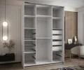 Sada 2 ks zásuvek – Bílé | pro šatní skříně LUX 110–200 cm