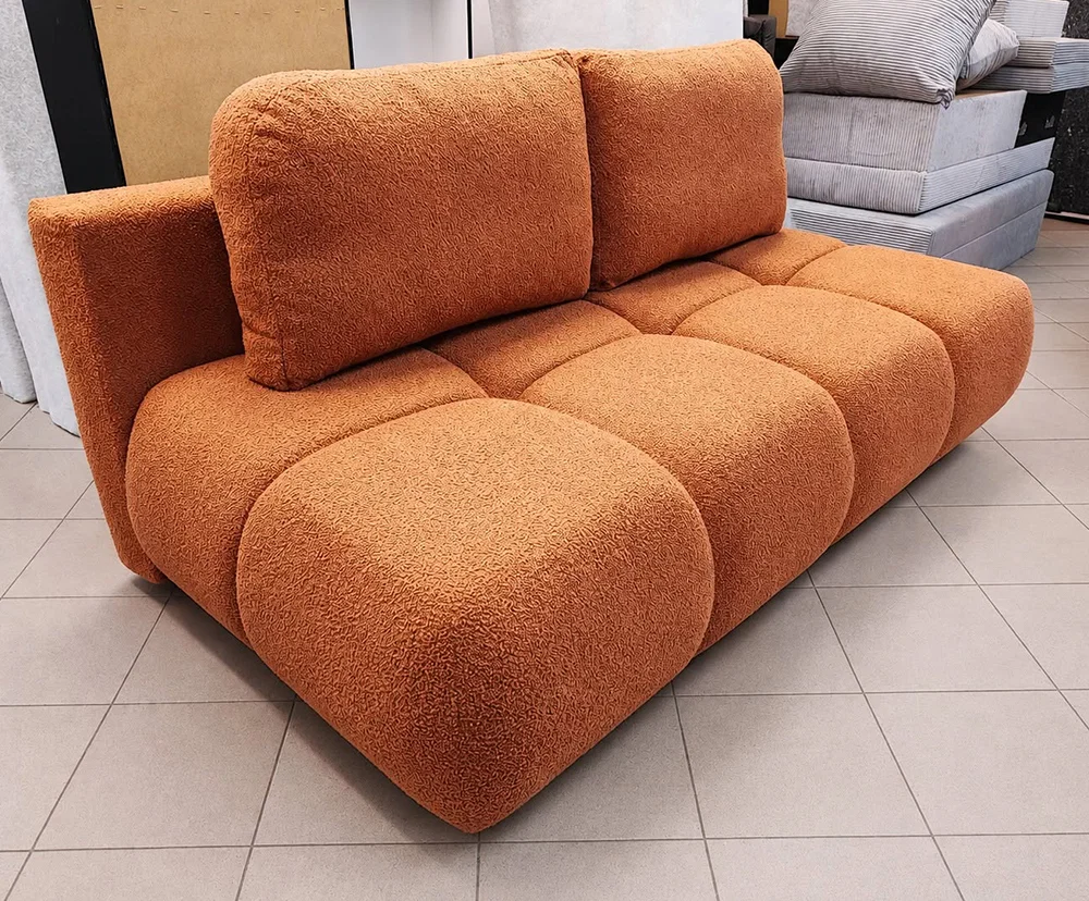 Dvoumístná rozkládací pohovka LUCY MINI | 195x104x89cm | MONOLITH MODRÁ