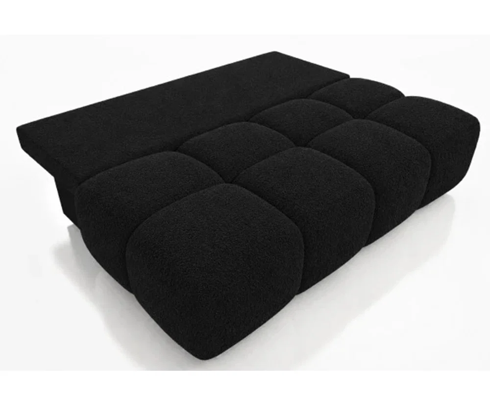 Dvoumístná rozkládací pohovka LUCY MINI | 195x104x89cm | CENTAUR ČERNÁ